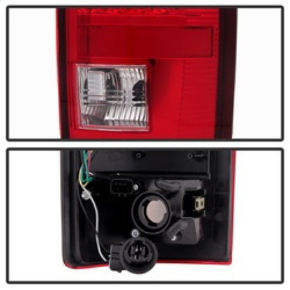 SPYDER Xtune Dodge Ram 02-06 1500 / Ram 2500/3500 03-06 LED Tail Light Red Clear ALT-JH-DR02-LED-RC 5072993 5072993 Photo - Unmounted
