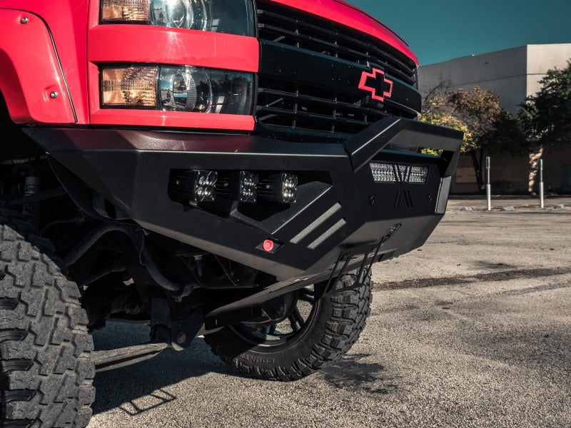 Road Armor 15-19 Chevy 2500 SPARTAN Front Bumper - Tex Blk 3152XF0B 3152XF0B Photo - Primary
