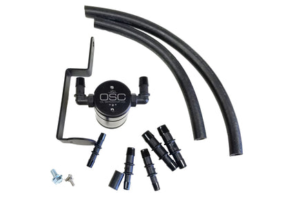 J&L 99-04 Ford Mustang GT Passenger Side Oil Separator 3.0 - Black Anodized 3019P-B 3019P-B Photo - Primary