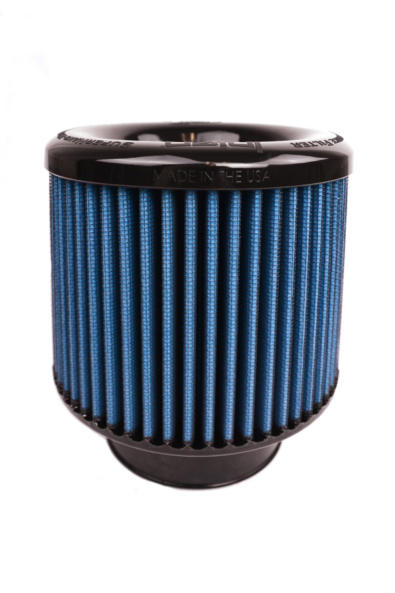Injen  AMSOIL Ea Nanofiber Dry Air Filter - 3.50 Filter 6 3/4 Base X-1015-BB Photo - Primary
