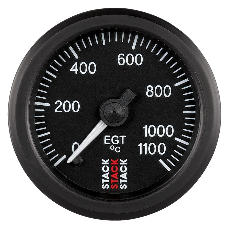 Autometer Stack 52mm 0-1100 Deg C Pro Stepper Motor Exhaust Gas Temp Gauge - Black ST3313 ST3313 Photo - Primary
