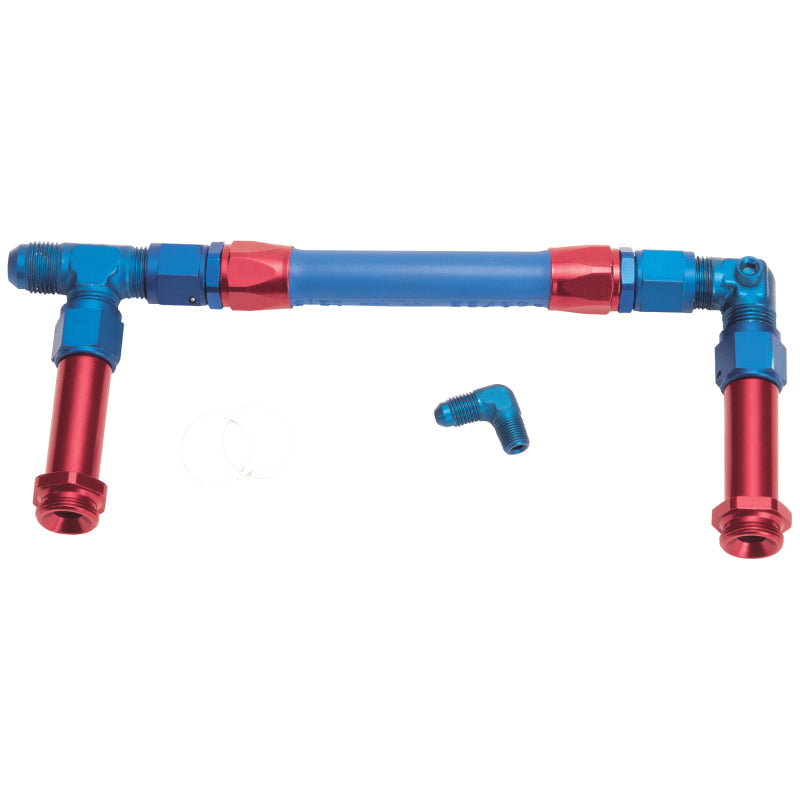 Russell Pro Holley Dual Inlet Kit #8 Twist-Lok 641160 Photo - Primary