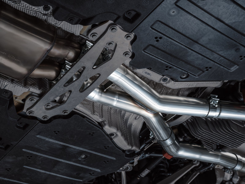 AWE Tuning 23-24 BMW G87 M2 Track Edition Exhaust - Chrome Silver Tips 3020-42487 3020-42487 Photo - Mounted