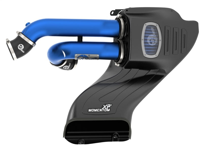 aFe Momentum XP Pro 5R Cold Air Intake System w/ 3 in Blue Intake Tubes 54-73120-L Photo - Unmounted