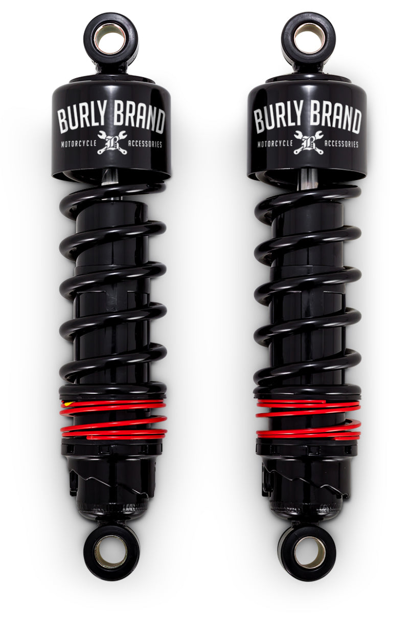 Burly Brand Slammer Shocks FLH - Black B28-1204B