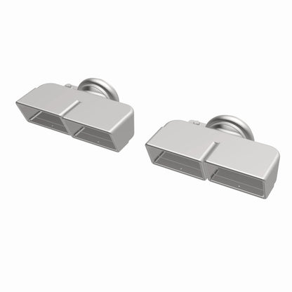 Magnaflow Tip 1-Set Quad Square 35221 35221 360 Degree Image Set