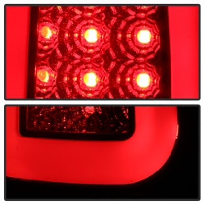 Spyder 08-16 Ford Super Duty F-250 V3 Light Bar LED Tail Lights - Blk Smoke ALT-YD-FS07V3-LBLED-BSM 5084729 5084729 Photo - Unmounted