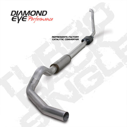Diamond Eye Performance Diamond Eye KIT 5in TB SGL AL: 94-97 FORD 7.3L F250/F350 PWRSTROKE NFS W/ CARB EQUIV STDS K5314A K5314A Photo - Primary