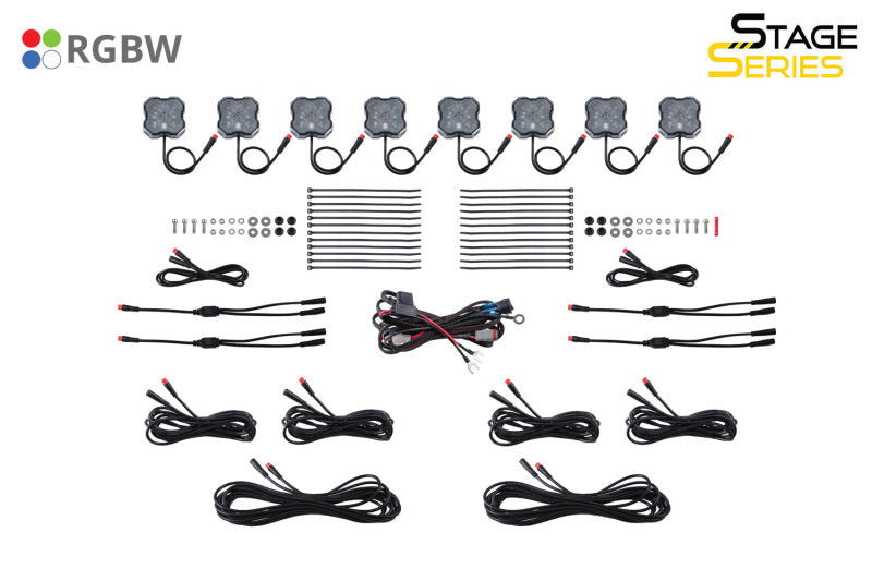 Diode Dynamics Stage Series RGBW LED Rock Light (8-pack) DD7454 DD7454 User 9