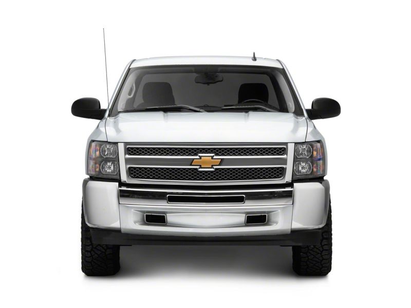 Raxiom 07-13 Chevrolet Silverado 1500 Euro Headlights- Blk Housing (Clear Lens) S112706 S112706 Photo - Close Up
