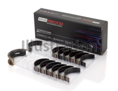 King Engine Bearings King Nissan 2.5L RB25DET 24V (Size .025) Performance Main Bearing Set MB7008XP.026 MB7008XP.026 Photo - Primary