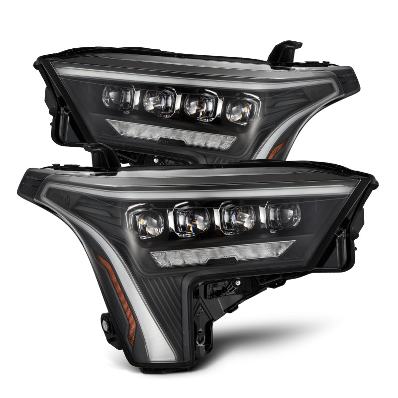 AlphaRex 22-23 Toyota Tundra NOVA-Series Headlights Black w/Amber DRL - Req 810029 OR 810030 880872 880872 Photo - Primary
