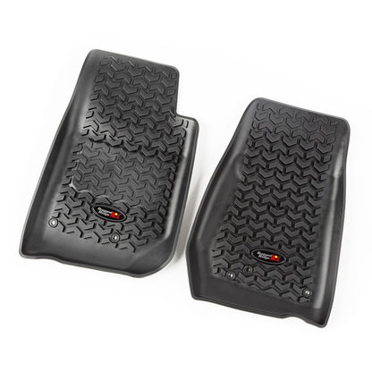 Rugged Ridge All Terrain Floor Liner, Front Pair, Black; 07-18 Jeep Wrangler JK 12920.03 Photo - Primary
