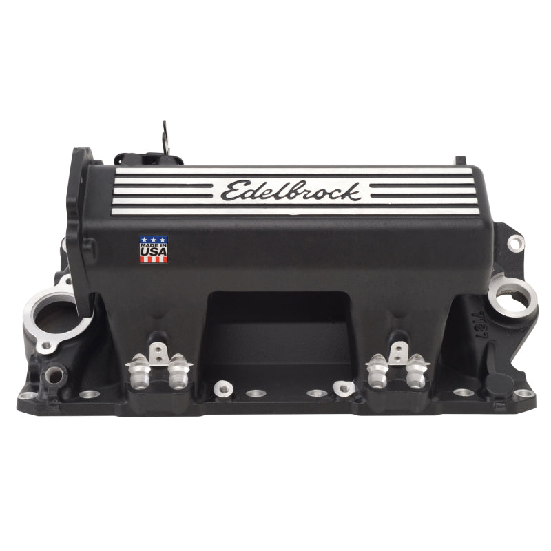 Edelbrock Manifold, Efi, Pro-flo Xt, Sb Chevy, Std Heads With Black Finish 71373 Photo - Primary