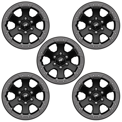 Ford Racing 21-23 Bronco 17inx8in Badlands Bead Lock Capable Wheel Kit M-1007K-DC178B M-1007K-DC178B Photo - Primary