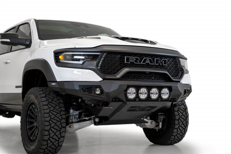 Addictive Desert Designs 2021 Dodge RAM 1500 TRX Bomber Front Bumper (Rigid) F620014110103 F620014110103 Photo - Mounted