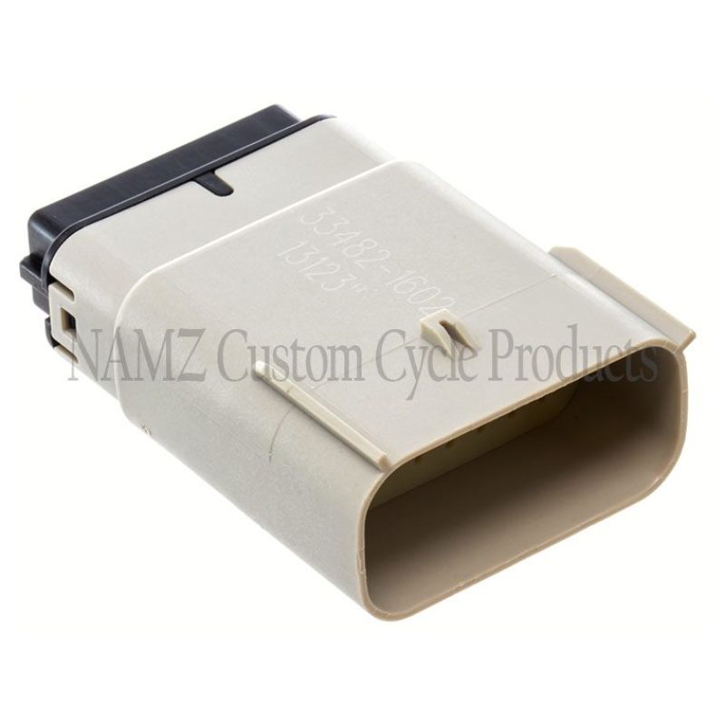 NAMZ 07-23 V-Twin Glide Left Handlebar Ctrl Molex MX-150 16-Pos Male Connectr - Gray (HD 72492-07GY) NM-33482-1602 NM-33482-1602 Photo - Primary