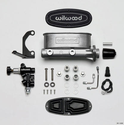 Wilwood HV Tandem M/C Kit w L/H Bracket & Prop Valve 261-13269 Photo - Primary