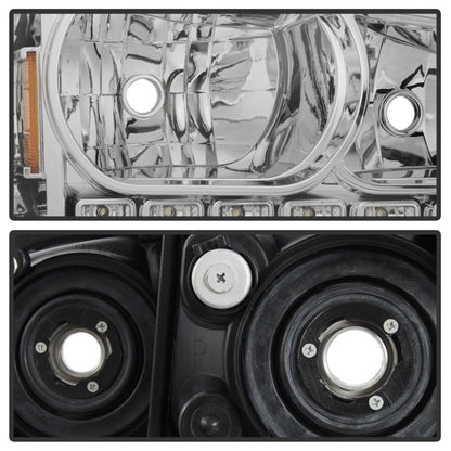 SPYDER Xtune Dodge Charger 06-10 1Pc LED Crystal Headlights Chrome HD-ON-DCH05-1PC-LED-C 5017628 5017628 Photo - Unmounted