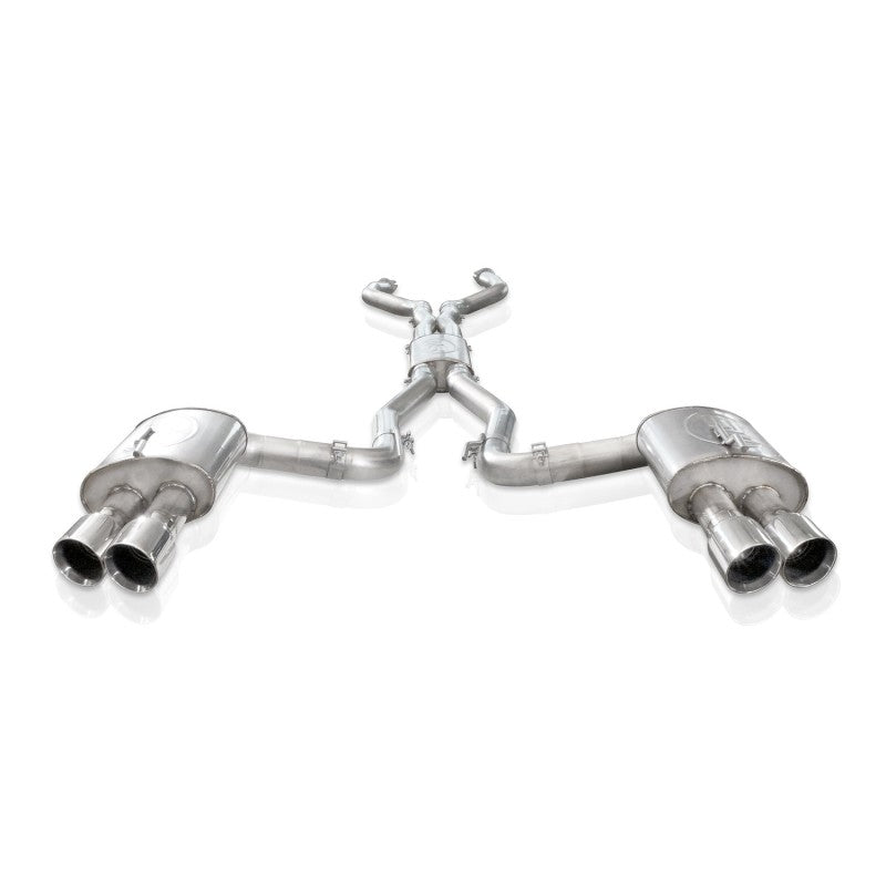 Stainless Works 2008-09 Pontiac G8 GT 3in Catback Systemt X-Pipe Turbo Chambered Muffler 3.5in Tips PG8CBFC PG8CBFC Photo - Unmounted