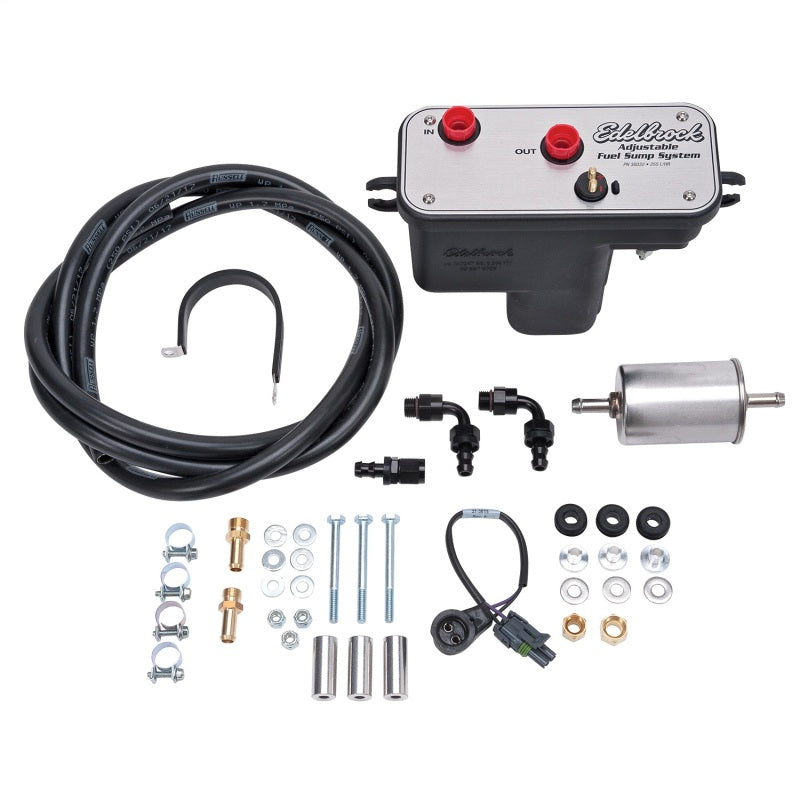Edelbrock Fuel System Universal Fuel Sump Module Adjustable 36031 Photo - Primary