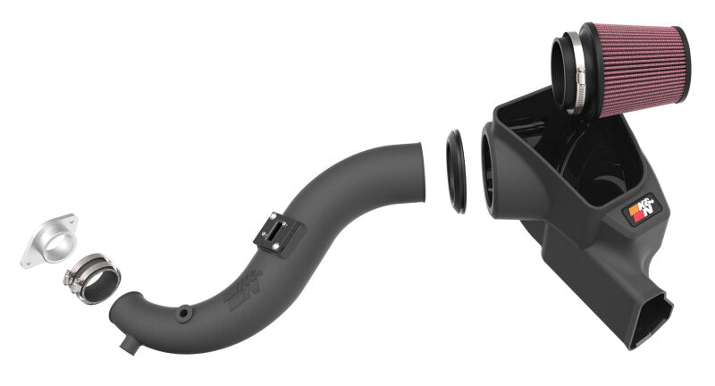 K&N Engineering K&N 2024 Ford Mustang Ecoboost L4-2.3L F/L Turbo Aircharger - Cold Air Intake System 63-2627 63-2627 Photo - out of package