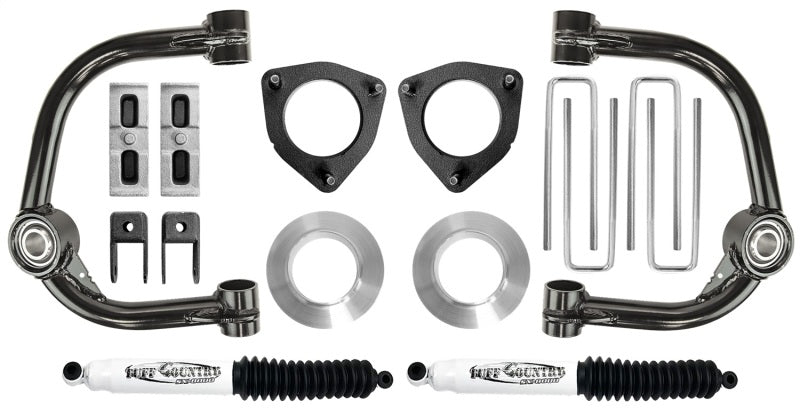 Tuff Country 19-23 Chevy 1500 4x4 4in Lift Kit w/ Upper Control Arms & Shocks 14199KN 14199KN Photo - Primary