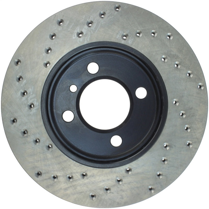 StopTech Drilled Sport Brake Rotor 128.34018L 128.34018L Photo - Unmounted