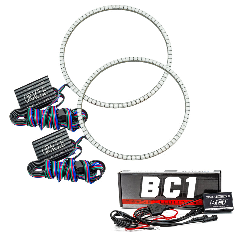 ORACLE Lighting Oracle Jeep Wrangler JK 07-17 LED Waterproof Halo Kit - ColorSHIFT w/ BC1 Controller 3943-335 3943-335 Photo - Primary