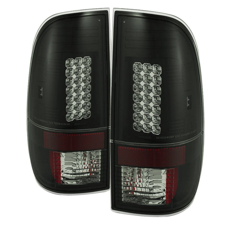 Spyder Ford F150 side 97-03/F250 Super Duty 99-07 LED Tail Lights Blk Smke ALT-YD-FF15097-LED-BSM 5078179 5078179 Photo - Primary