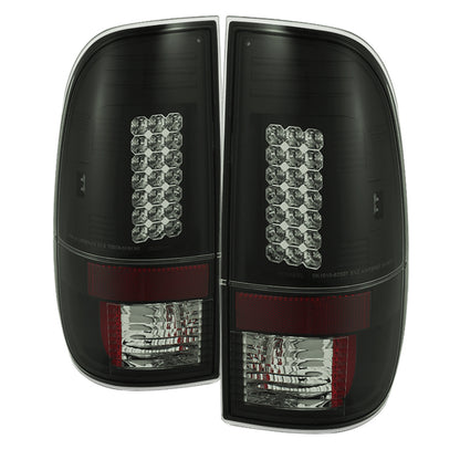 Spyder Ford F150 side 97-03/F250 Super Duty 99-07 LED Tail Lights Blk Smke ALT-YD-FF15097-LED-BSM 5078179 5078179 Photo - Primary