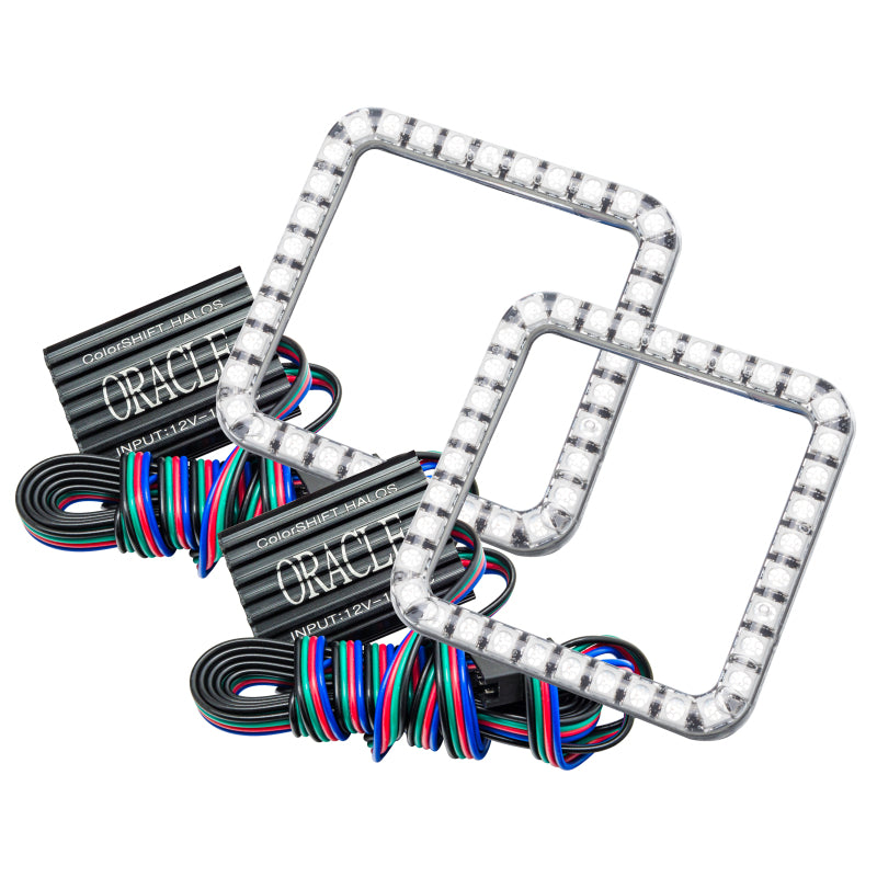 ORACLE Lighting Oracle Ford Superduty 08-10 LED Fog Light Halo Kit - ColorSHIFT w/o Controller 1342-334 1342-334 Photo - Primary