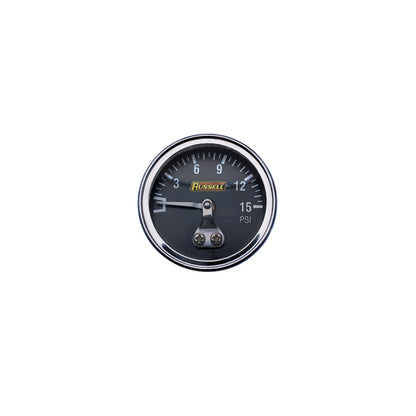 Russell Fuel Pressure Gauge 0-15 PSI 650330 Photo - Primary