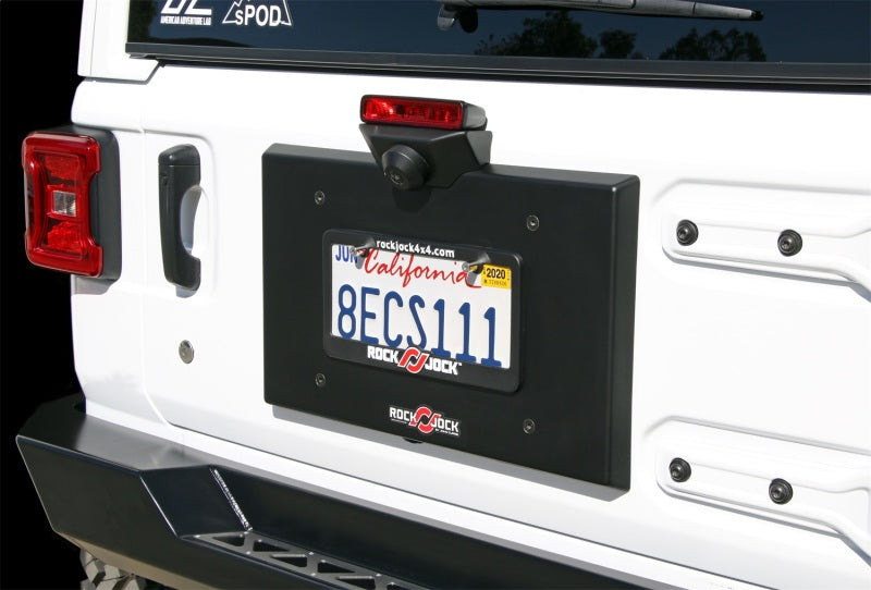 RockJock JL Spare Tire Mount Delete and Vent Cover w/ Hardware CE-9818TG CE-9818TG Photo - Mounted
