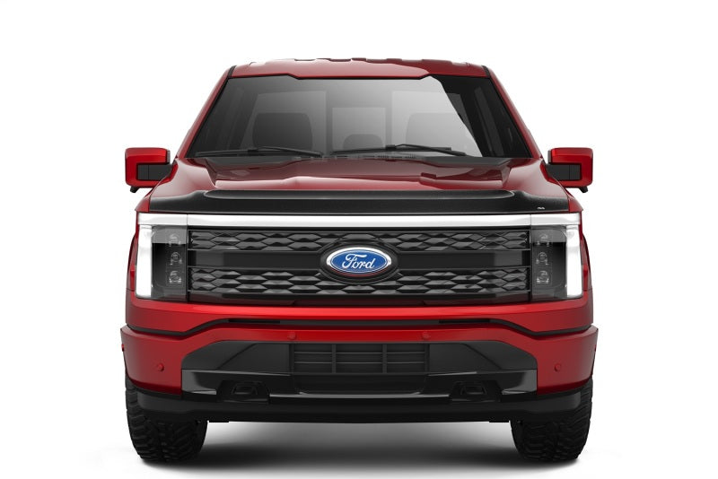 AVS  23-24 Ford F-150 Lightning Aeroskin Low Profile Acrylic Hood Shield - Smoke 436223 436223 Photo - Primary