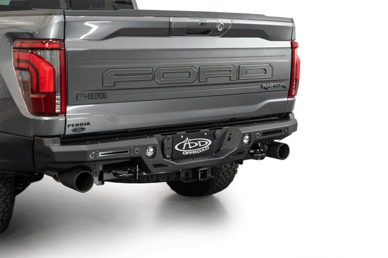 Addictive Desert Designs ADD 2021+ Ford F150 Raptor Rock Fighter Rear Bumper R210121090103 R210121090103 Photo - Mounted