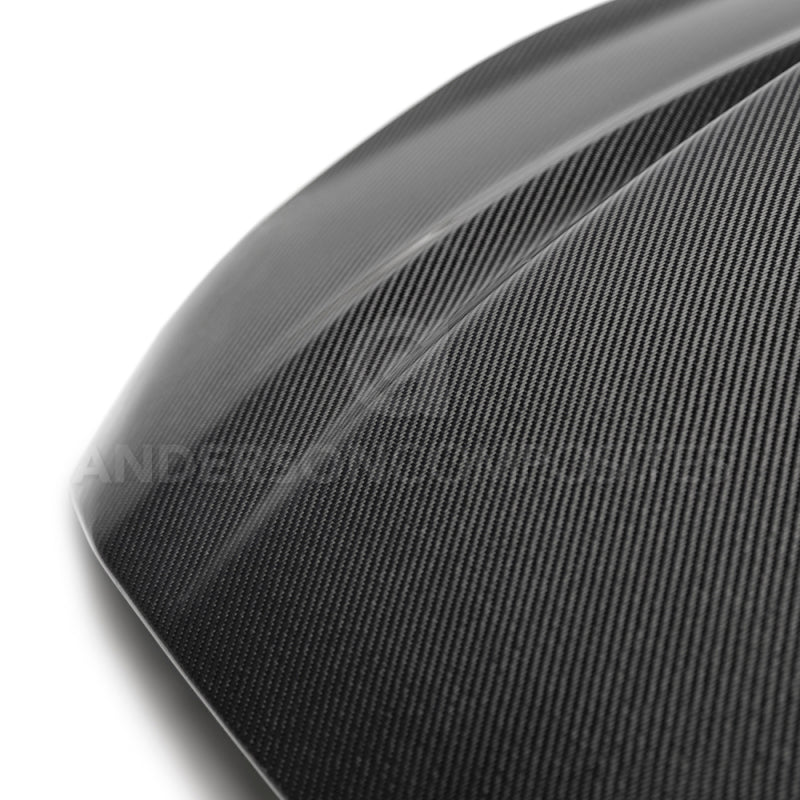Anderson Composites 2018 Ford Mustang Double Sided Type-CJ 4in Carbon Fiber Cowl Hood AC-HD18FDMU-CJ-DS AC-HD18FDMU-CJ-DS User 3