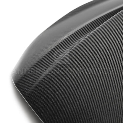 Anderson Composites 2018 Ford Mustang Double Sided Type-CJ 4in Carbon Fiber Cowl Hood AC-HD18FDMU-CJ-DS AC-HD18FDMU-CJ-DS User 3