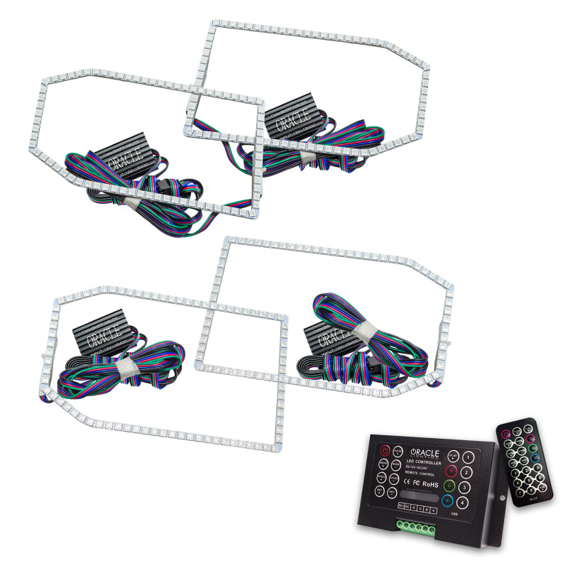 ORACLE Lighting Oracle Chevy Silverado 14-15 Halo Kit Non-Projector Style - ColorSHIFT w/ 2.0 Controller 2271-333 2271-333 Photo - Primary