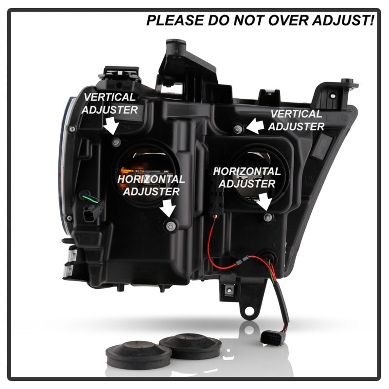 Spyder Dodge Ram 19-20 Halogen Model Projector Headlights Chrome PRO-YD-DR19HALSI-SEQ-C 5087409 5087409 Photo - Unmounted