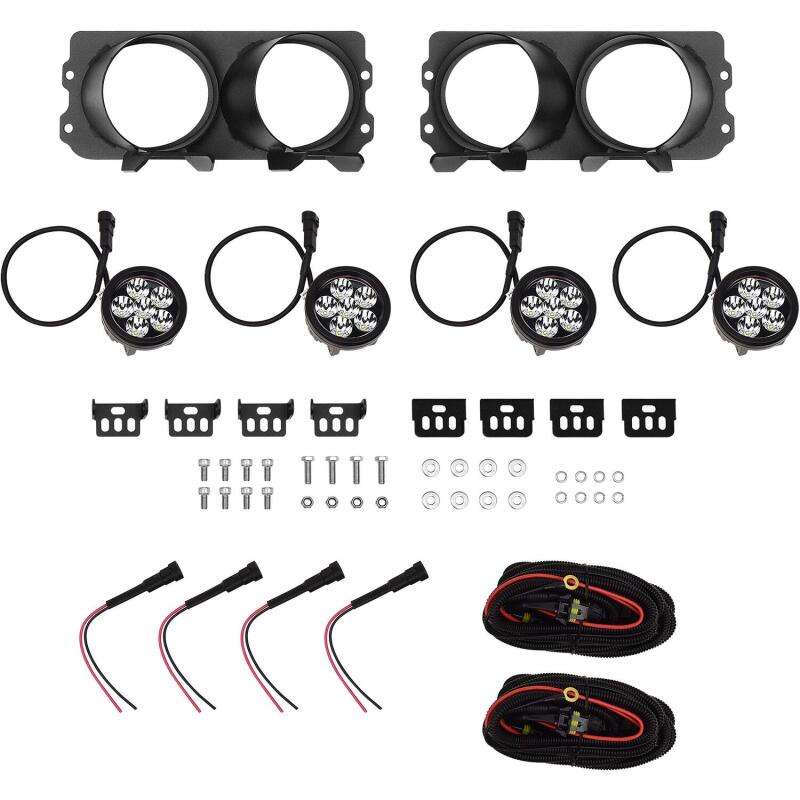 Westin Outlaw Bumper Light Kit Round 58-9905 Photo - Unmounted