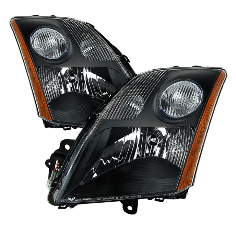 SPYDER xTune Nissan Sentra 07-09 L4 2.0L 2.5L Only OEM Style Headlights - Black HD-JH-NS07-2.0L-BK 9035609 9035609 Photo - Primary