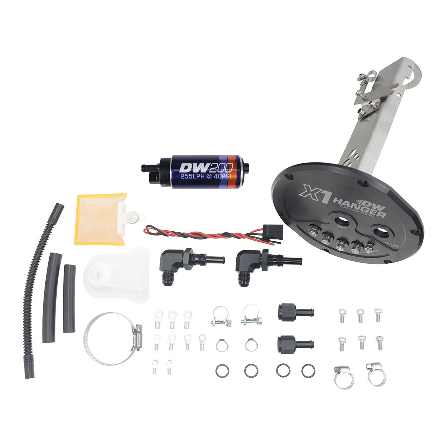 DeatschWerks X1 Fuel Pump Hanger w/ DW200 Fuel pump for Nissan S13
