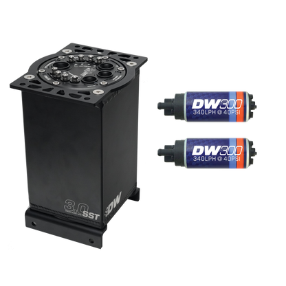 DeatschWerks 3.0L Surge Tank w/ Dual DW300 Pumps