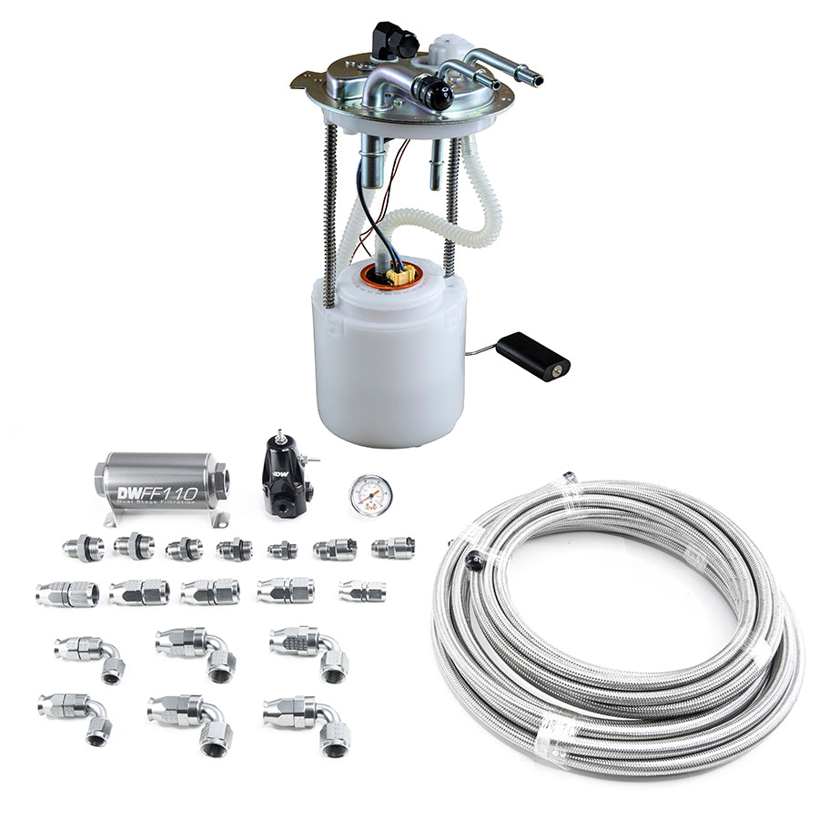 DeatschWerks DW400 Fuel Pump Module with PTFE return kit for 2005-19 Tahoe/Yukon