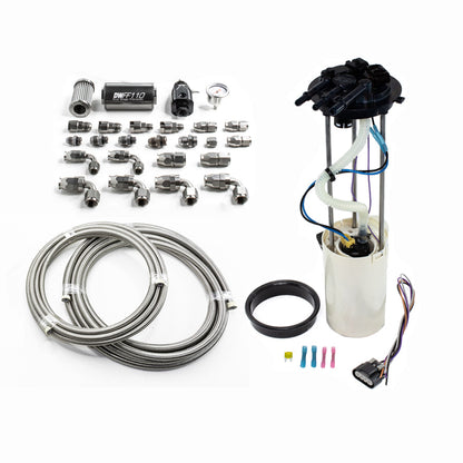 DeatschWerks DW400 Fuel pump module with PTFE return kit for 1999-04 Silverado/Sierra