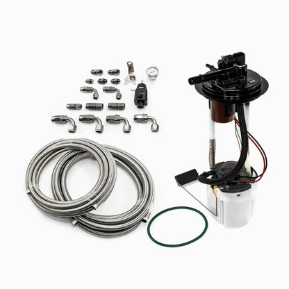 DeatschWerks DW400 Fuel pump module with CPE return kit for 2005-13 Silverado/Sierra