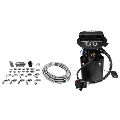 DeatschWerks X3 Fuel Pump Module w/DW400 Fuel pumps and PTFE return kit for 2011-24 Ford Mustang