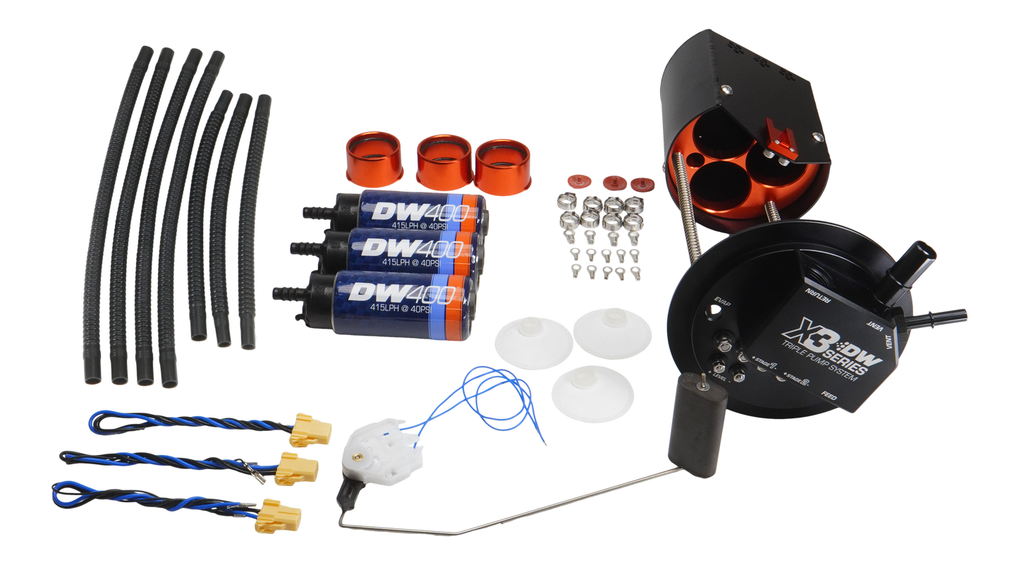 DeatschWerks 2005-2018 GM Truck X3 Module + DW400 Pumps