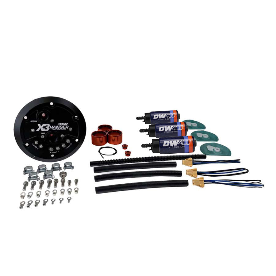 DeatschWerks X3 Fuel Pump Hanger w/DW400 Fuel pumps for F-150 Lightning